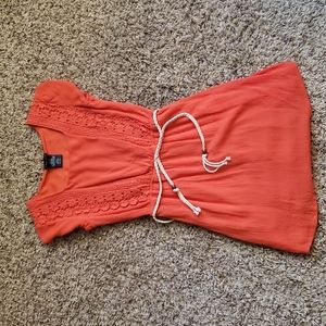 Girls Orange Dress Size 8